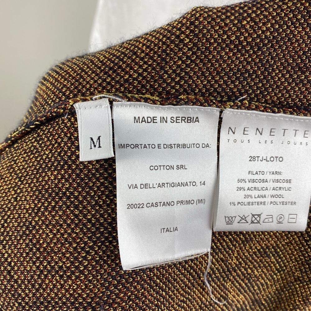 Geometric Patterned Blazer - Multicolor - image 4